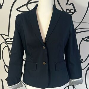 Harve Bernard by Bernard Holtzman navy blue blazer